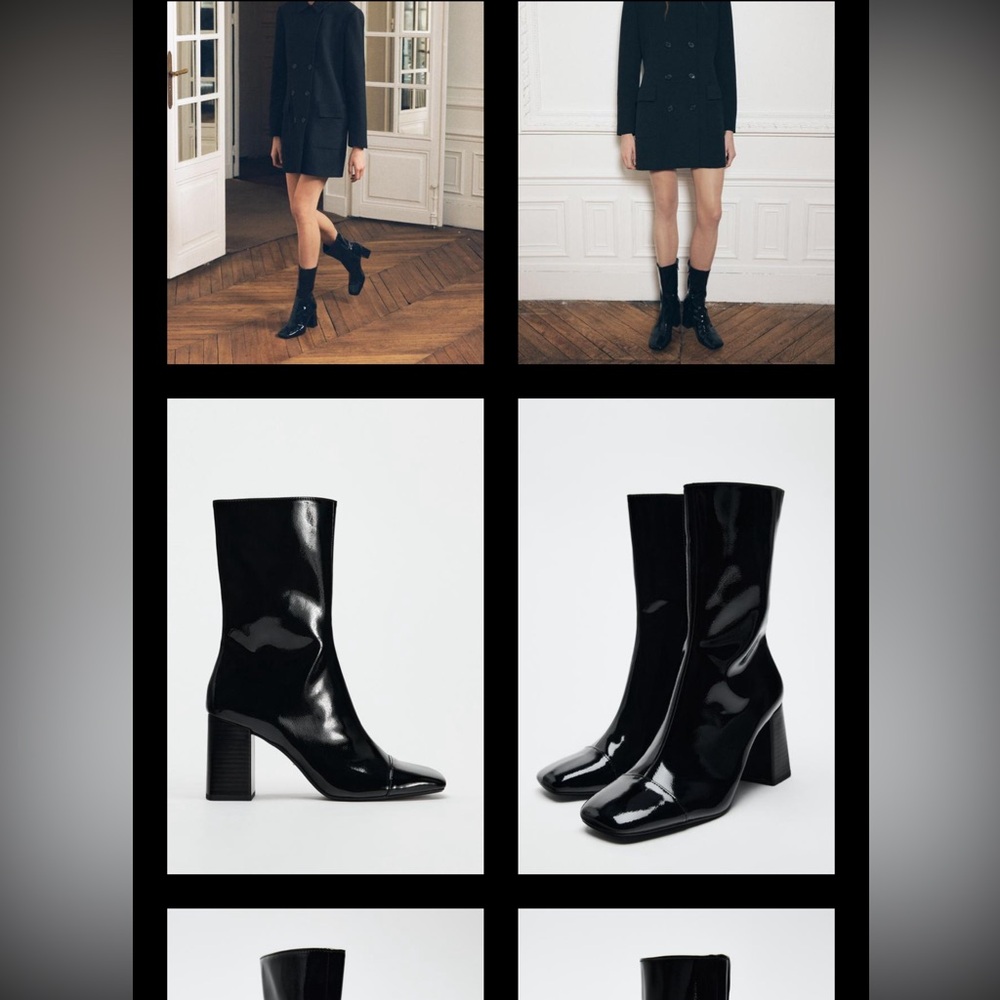 Patent Leather Bootie